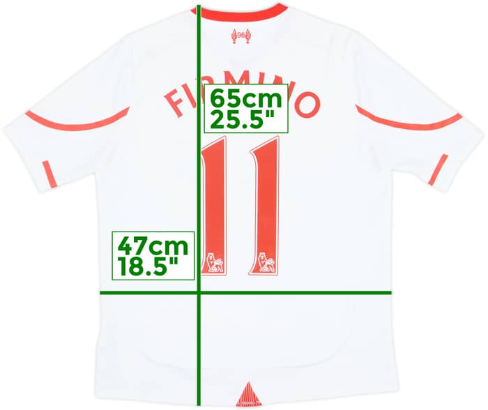 2015-16 Liverpool Away Shirt Firmino #11 - 7/10 - (XL.Boys)