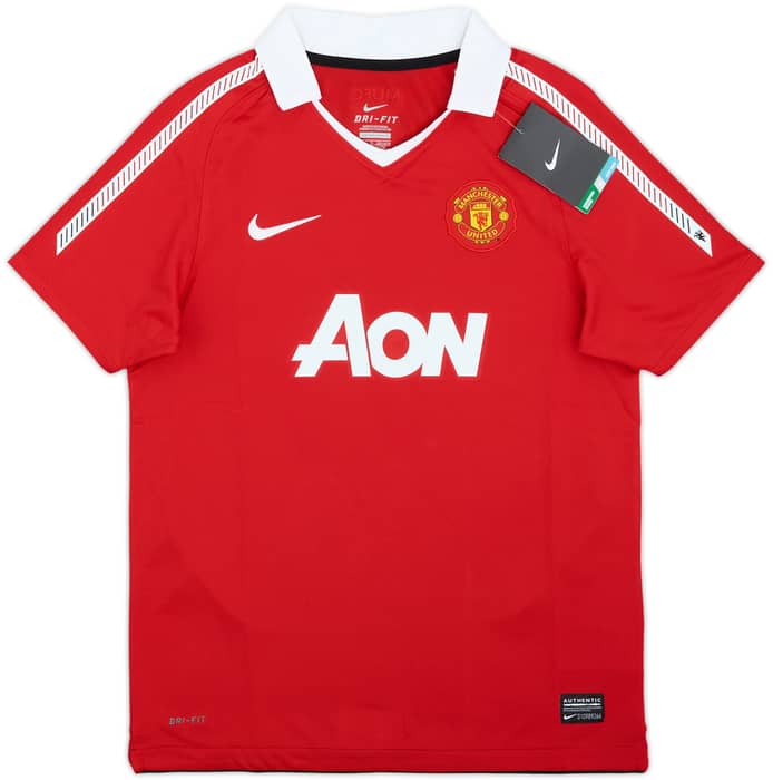 2010-11 Manchester United Home Shirt Rooney #10 (L.Boys)
