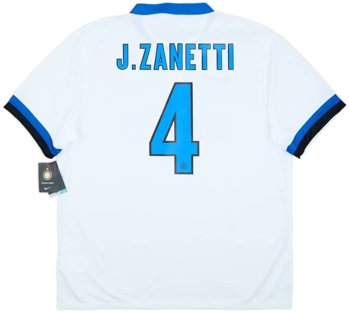 2013-14 Inter Milan Away Shirt J.Zanetti #4 (XXL)