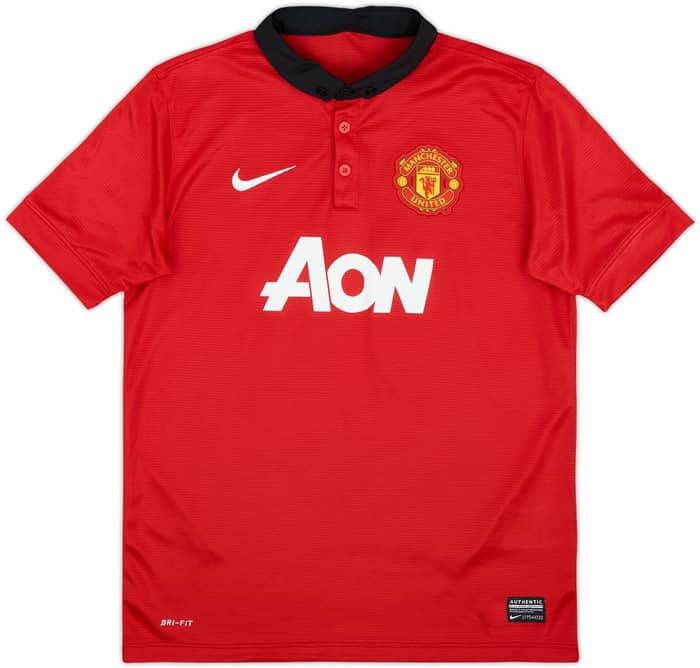 2013-14 Manchester United Home Shirt v.Persie #20 - 10/10 - (L.Boys)