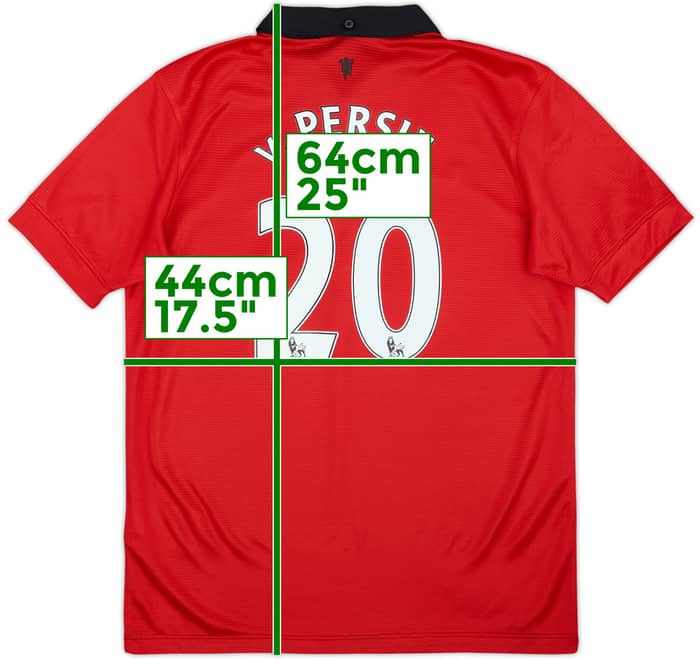 2013-14 Manchester United Home Shirt v.Persie #20 - 10/10 - (L.Boys)