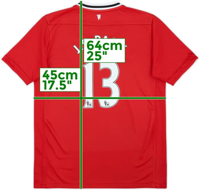 2011-12 Manchester United Home Shirt J.S.Park #13 - 7/10 - (L.Boys)