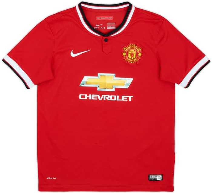 2014-15 Manchester United Home Shirt Rooney #10 - 9/10 - (L.Boys)