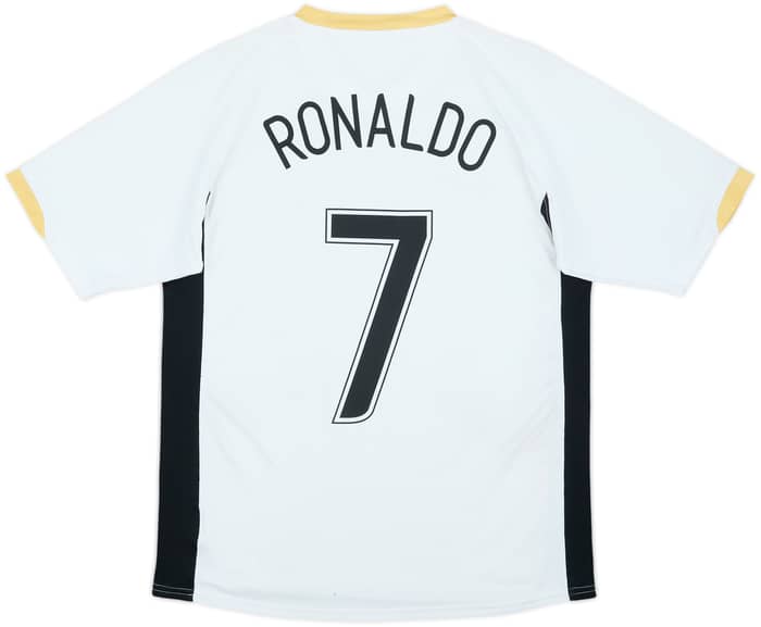 2006-08 Manchester United Away Shirt Ronaldo #7 - 7/10 - (L.Boys)
