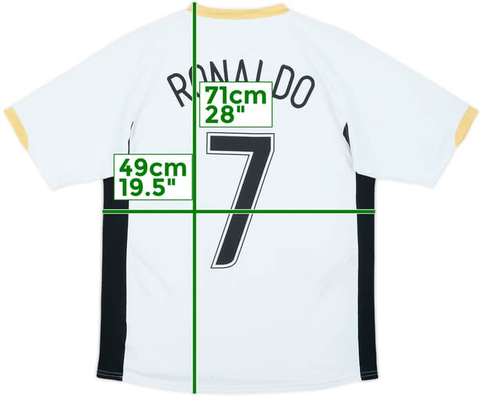 2006-08 Manchester United Away Shirt Ronaldo #7 - 7/10 - (L.Boys)