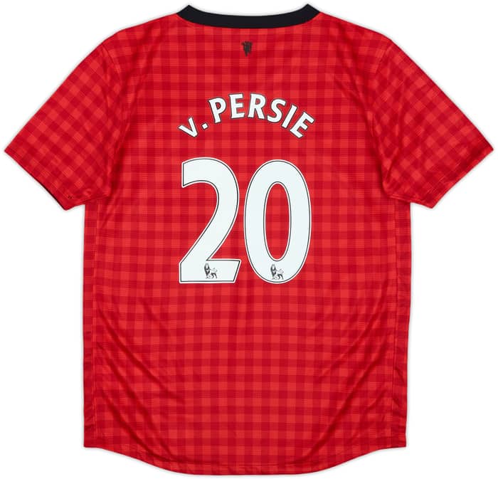 2012-13 Manchester United Home Shirt v.Persie #20 - 10/10 - (M.Boys)