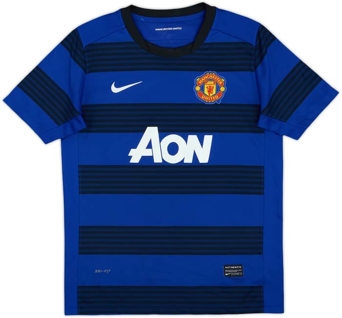 2011-13 Manchester United Away Shirt J.S.Park #13 - 8/10 - (L.Boys)
