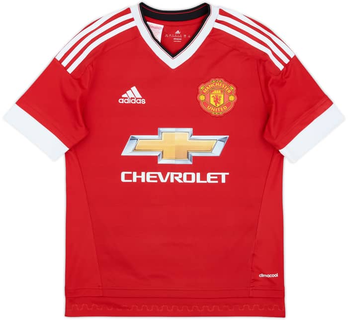 2015-16 Manchester United Home Shirt Rooney #10 - 8/10 - (L.Boys)