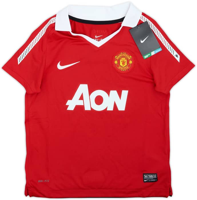 2010-11 Manchester United Home Shirt Rooney #10 (6-8 Years)