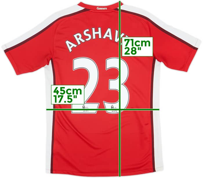 2008-10 Arsenal Home Shirt Arshavin #23 - 6/10 - (XL.Boys)