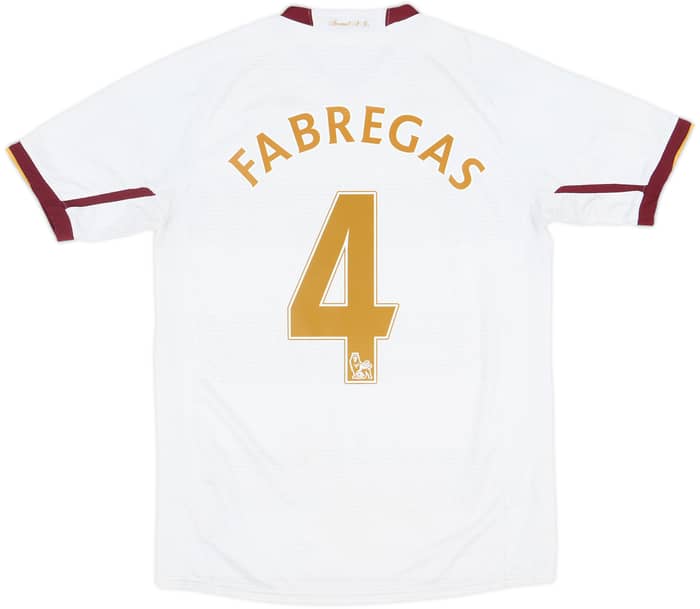 2007-08 Arsenal Away Shirt Fabregas #4 - 8/10 - (XL.Boys)