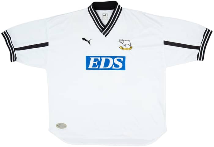 1999-01 Derby County Home Shirt Kinkladze #10 - 5/10 - (XXL)