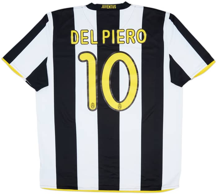 2008-09 Juventus Home Shirt Del Piero #10 - 5/10 - (XL)