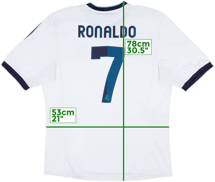 2012-13 Real Madrid Home Shirt Ronaldo #7 - 4/10 - (XL)