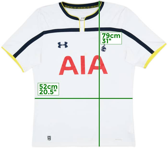 2014-15 Tottenham Home Shirt - 4/10 - (XL)