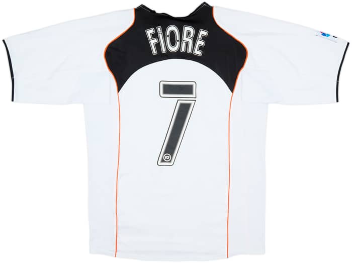 2004-05 Valencia Home Shirt Fiore #7 - 8/10 - (M)