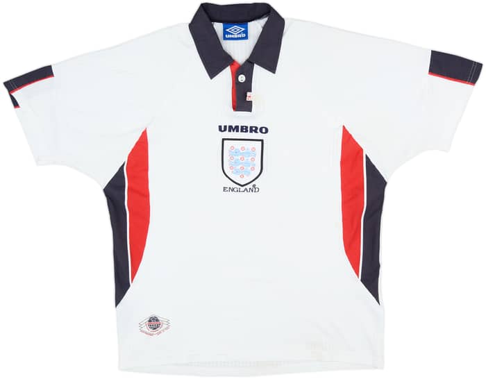 1997-99 England Home Shirt - 5/10 - (XL)