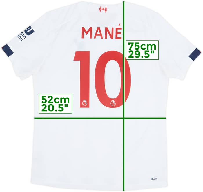 2019-20 Liverpool Away Shirt Mane #10 - 8/10 - (L)