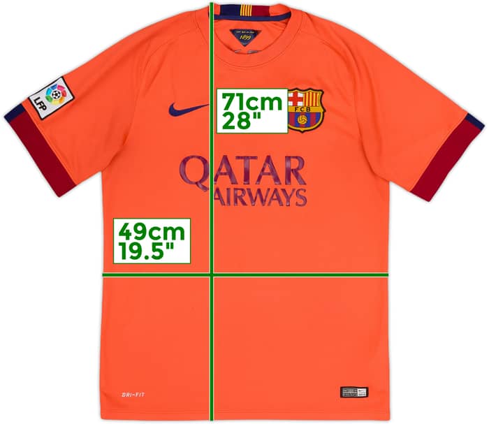 2014-15 Barcelona Away Shirt - 5/10 - (M)