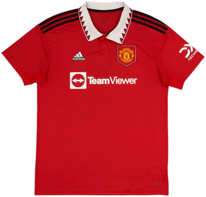 2022-23 Manchester United Home Shirt Ronaldo #7 - 6/10 - (L)