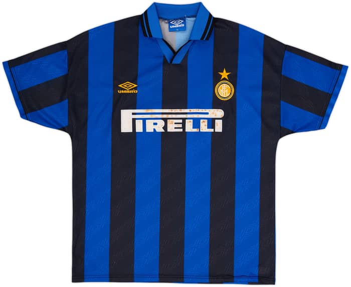 1995-96 Inter Milan Home Shirt Ince #8 - 4/10 - (XL)