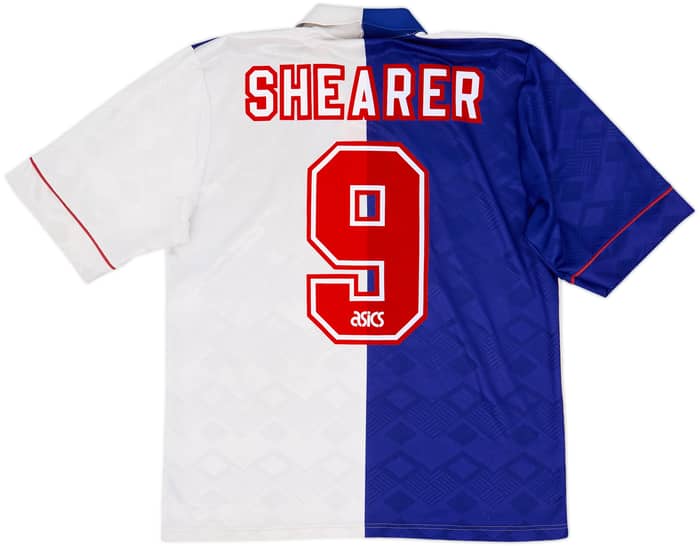 1992-94 Blackburn Home Shirt Shearer #9 - 6/10 - (L)