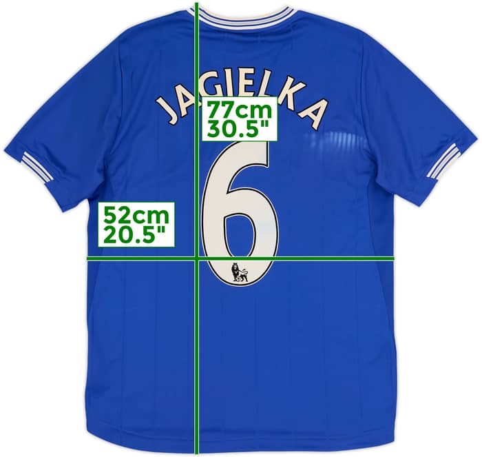 2009-10 Everton Home Shirt Jagielka #6 - 4/10 - (M)