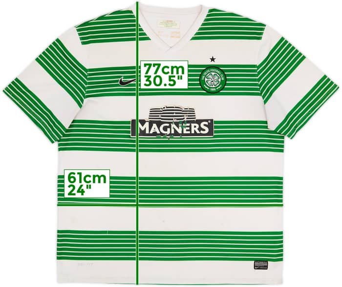 2013-15 Celtic Home Shirt - 4/10 - (XL)