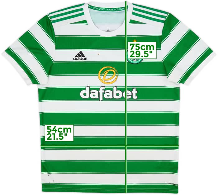 2021-22 Celtic Home Shirt - 4/10 - (L)