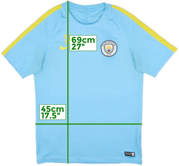 2016-17 Manchester City Academy Player Issue Nike Training Shirt #56 - 4/10 - (M)