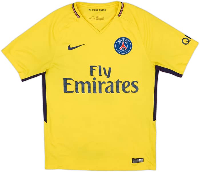 2017-18 Paris Saint-Germain Away Shirt - 4/10 - (S)