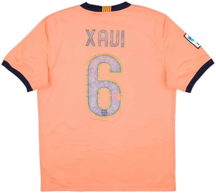 2009-10 Barcelona Away Shirt Xavi #6 - 4/10 - (M)