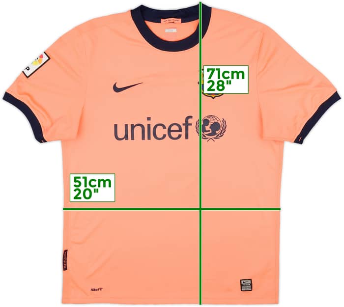 2009-10 Barcelona Away Shirt Xavi #6 - 4/10 - (M)