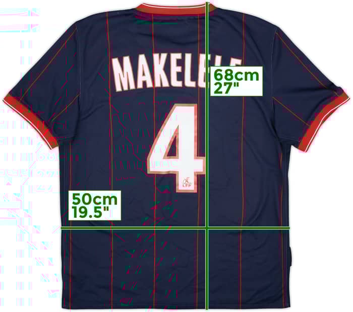 2009-10 Paris Saint-Germain Home Shirt Makelele #4 - 5/10 - (M)