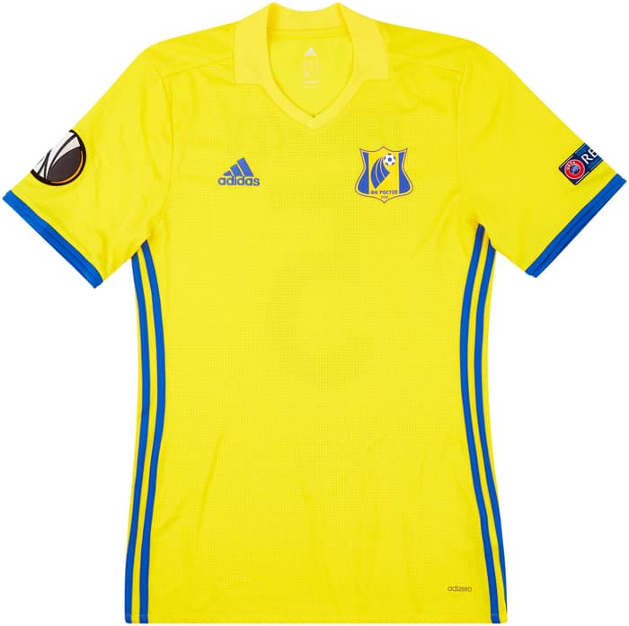 2016-17 FC Rostov Match Issue Europa League Home Shirt Terentev #5