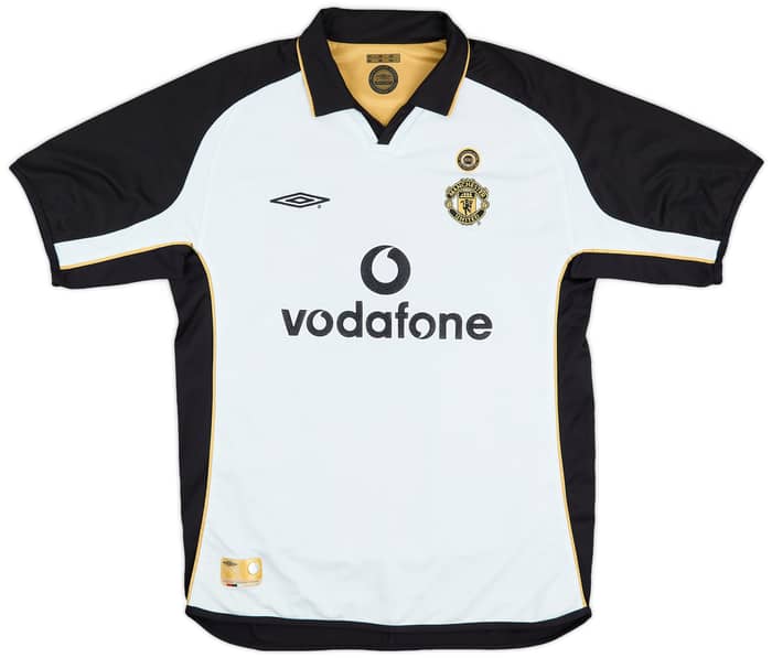 2001-02 Manchester United Centenary Away/Third Shirt Beckham #7 - 8/10 - (S)