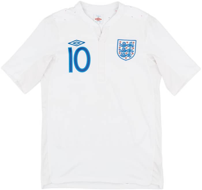 2010-11 England Home Shirt Rooney #10 - 7/10 - (S)