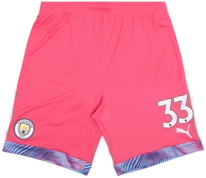 2019-20 Manchester City Player Issue GK Away Shorts # - 7/10 - (XL)