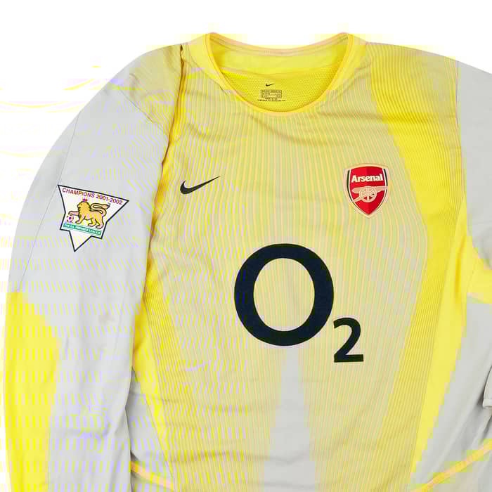 2002-03 Arsenal Match Issue GK Shirt Seaman #1