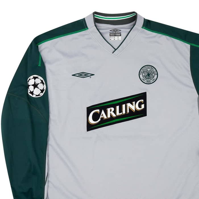2003-05 Celtic Match Issue Champions League GK Shirt Marshall #22