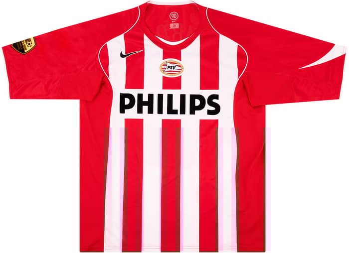 2005-06 PSV Match Issue Home Shirt Sibon #35