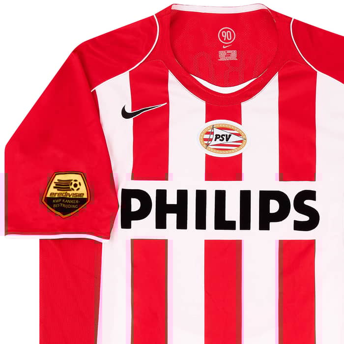 2005-06 PSV Match Issue Home Shirt Sibon #35