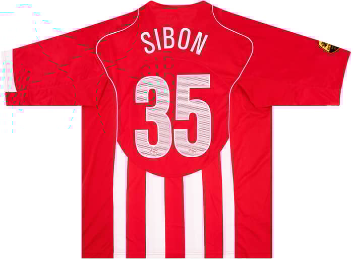 2005-06 PSV Match Issue Home Shirt Sibon #35