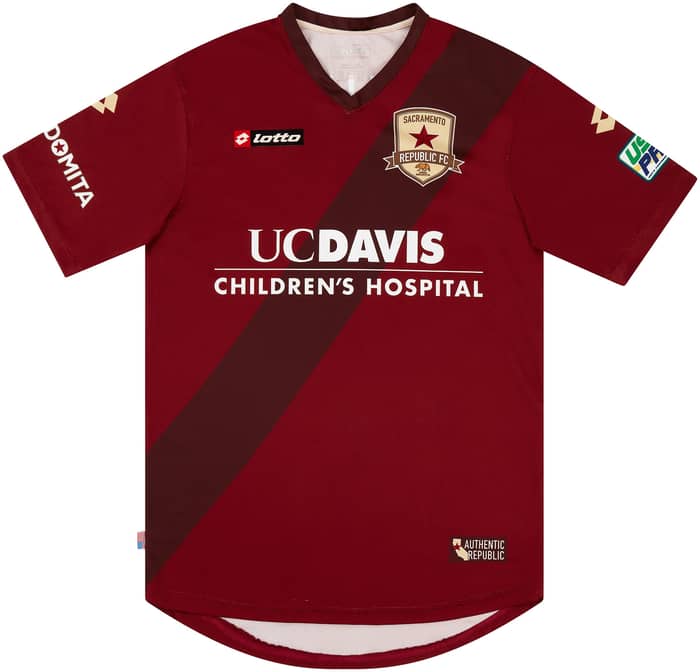 2014 Sacramento Republic Match Worn Home Shirt Collins #9 (v Salt Lake)