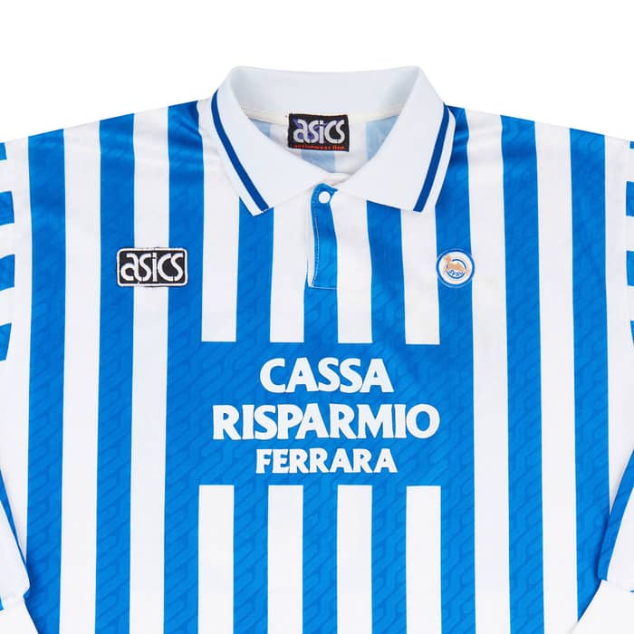 1992-93 SPAL Match Issue Home L/S Shirt #16