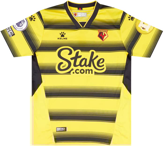 2021-22 Watford Match Issue Home Shirt King #7