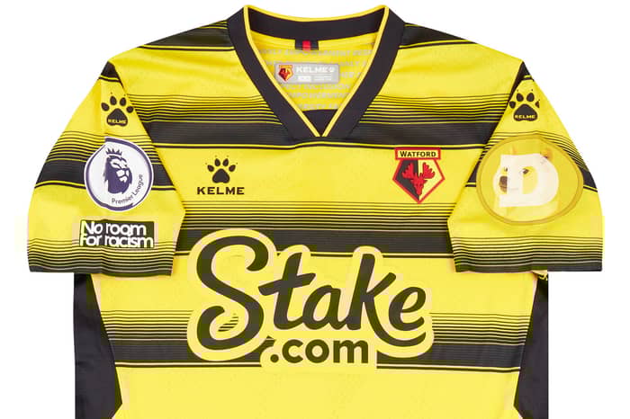2021-22 Watford Match Issue Home Shirt King #7