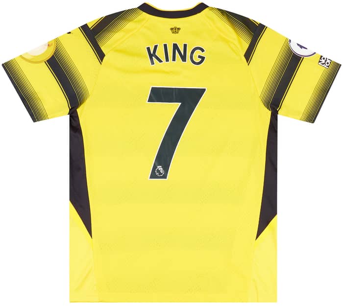 2021-22 Watford Match Issue Home Shirt King #7