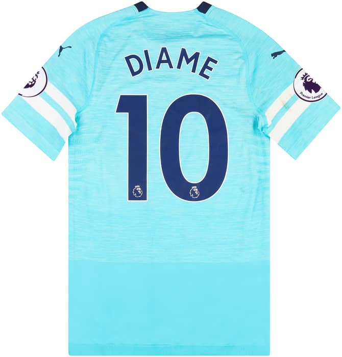 2018-19 Newcastle Match Issue Third Shirt Diame #10