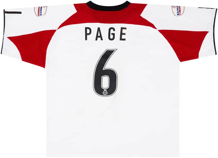 2003-04 Sheffield United Match Issue Away Shirt Page #6